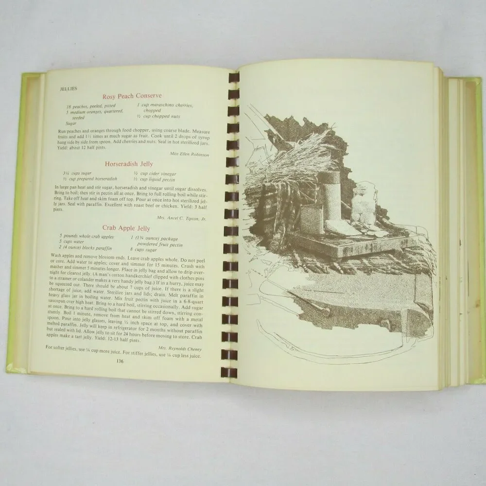1982 Jackson MS Cookbook Junior League‎ Recipe Community Southern Sideboards